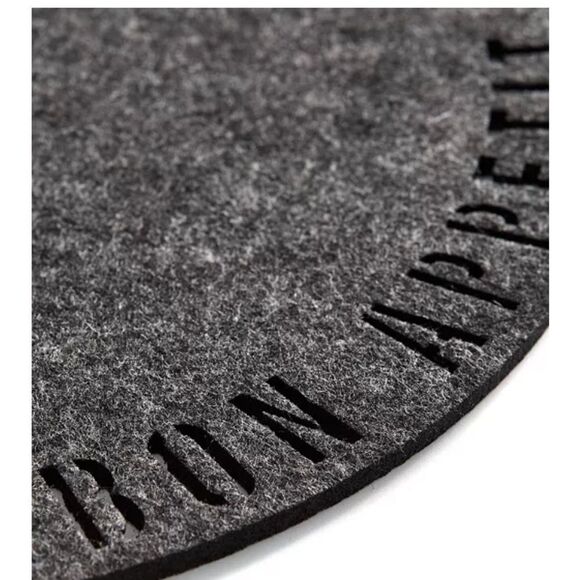 The Cellar Words Felt Placemat Set of 4 - Picture 2 of 5